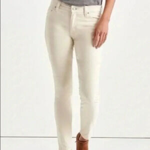 Lucky Brand 32”x31” fine wale cream corduroy jeans